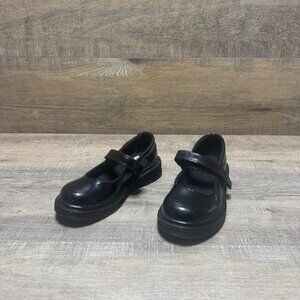 Dr. Martens Black Leather Mary Jane Shoes Youth Size 13